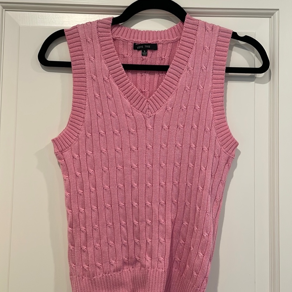 Love tree womens sweater vest tank top